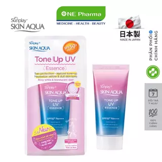 Kem Chống Nắng Sunplay Skin Aqua Nâng Tông Da Tone Up UV Essence SPF 50+ PA++++50g