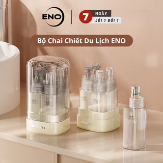 Chai Chiết Dầu Gội Sữa Tắm Du Lịch Bộ Chai Chiết Mĩ Phẩm 35ml Kèm Đầu Xịt Nhỏ Gọn Khóa An Toàn ENO - BC03