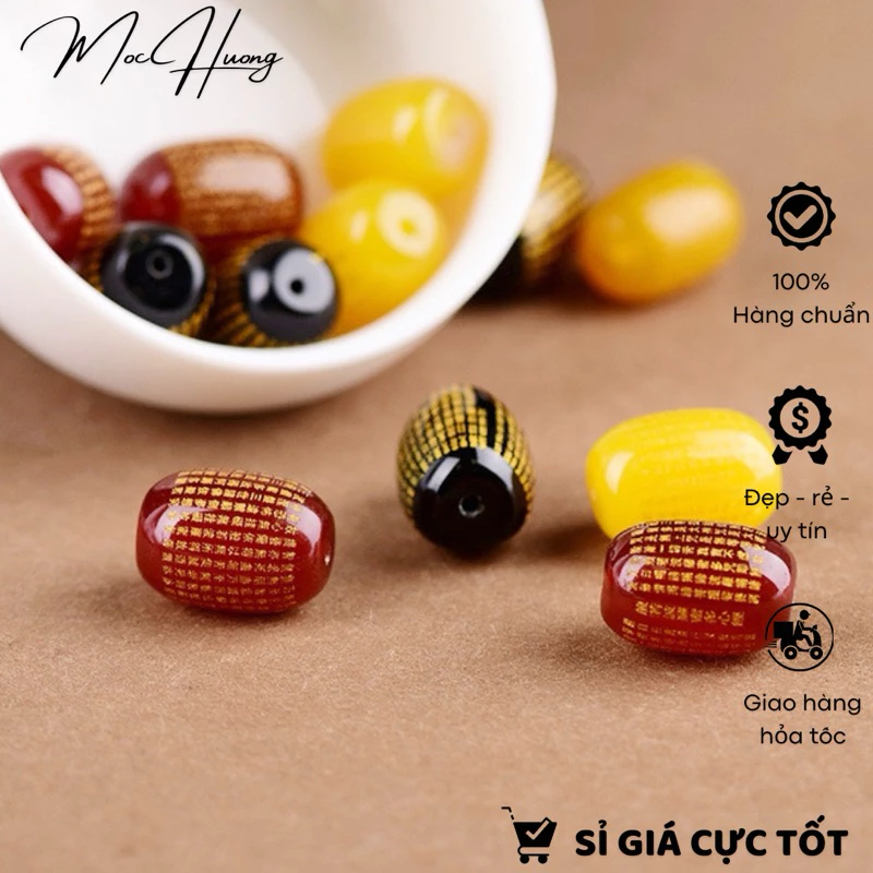 Hạt chủ lu thống Agat xâu vòng - TH666 MOCHUONG JEWELRY