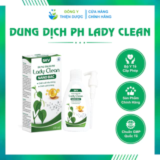 [CHÍNH HÃNG] Dung Dịch Vệ Sinh Phụ Nữ Cân Bằng PH, Sạch Khuẩn, Giảm Nấm Ngứa Lady Clean Gia Phát Pharma 15ml/lọ