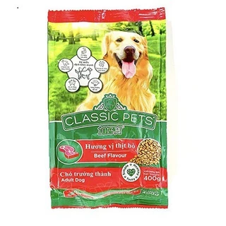 Thức Ăn Chó Lớn - Classic Adult Dog Beef Flavor Gói 400G < Petsviet Shop >