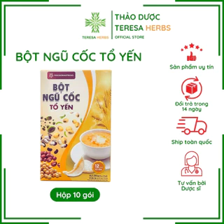 Combo Bột Tổ Yến Ngũ Cốc, Gạo Lứt, Mè Đen Thơm Ngon Và Giàu Dinh Dưỡng, Yến Sào Nha Trang Hộp 200g