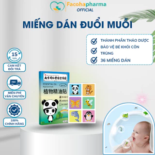 Miếng dán đuổi muỗi cho bé từ tinh dầu thảo dược thiên nhiên bảo vệ bé khỏi muỗi và côn trùng hiệu quả CN043.00