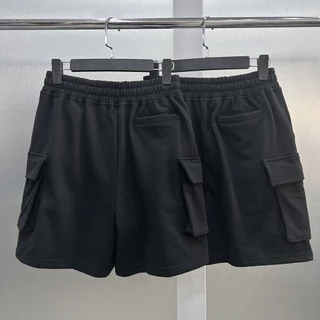 Quần Short Thun Túi Hộp Big Size Form Unisex Vải Nỉ Chân Cua Cao Cấp Phong Cách Y2K