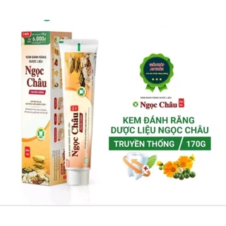 KEM ĐÁNH RĂNG DƯỢC LIỆU  NGỌC CHÂU TRUYỀN THỐNG 170g