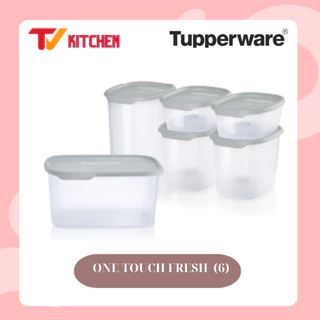 Bộ hộp trữ khô - trữ mát Tupperware One Touch Fresh London Haze Set 6 - Nhựa nguyên sinh - Bảo hành trọn đời