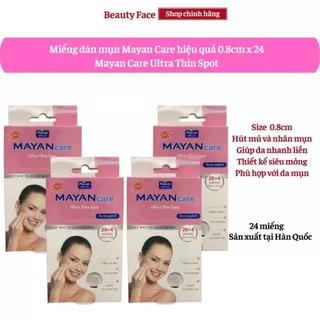 Combo 4 hộp Miếng Dán Mụn Mayan Ultra Thin Spot Acne Patch 0.8cm