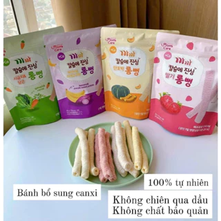 Bánh gạo lứt Canxi Thanh Dài Mom's Care Hàn Quốc cho bé ăn dặm tibongstore (date 2025)