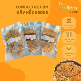 Combo ăn thử 3 vị mắm hành,gạo lức,chà bông