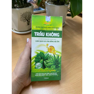 DUNG DỊCH VỆ SINH THẢO MỘC - TRẦU KHÔNG LÔ HỘi BERBERIN NANO BẠC GIÚP LÀM SẠCH VÀ CÂN BẰNG ĐỘ ẨM 150ml