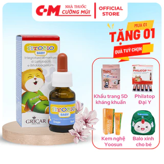 Men Vi Sinh GIỌT Fitobio Baby 15ml - Bổ sung lợi khuẩn, hỗ trợ sức khỏe hệ vi sinh đường ruột