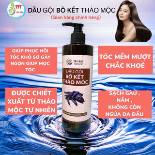 Dầu gội bồ kết thảo mộc, dầu gội bồ kết cô đặc, kích thích mọc tóc làm ngăn rụng tóc chống ngừa gàu, chai 500ml