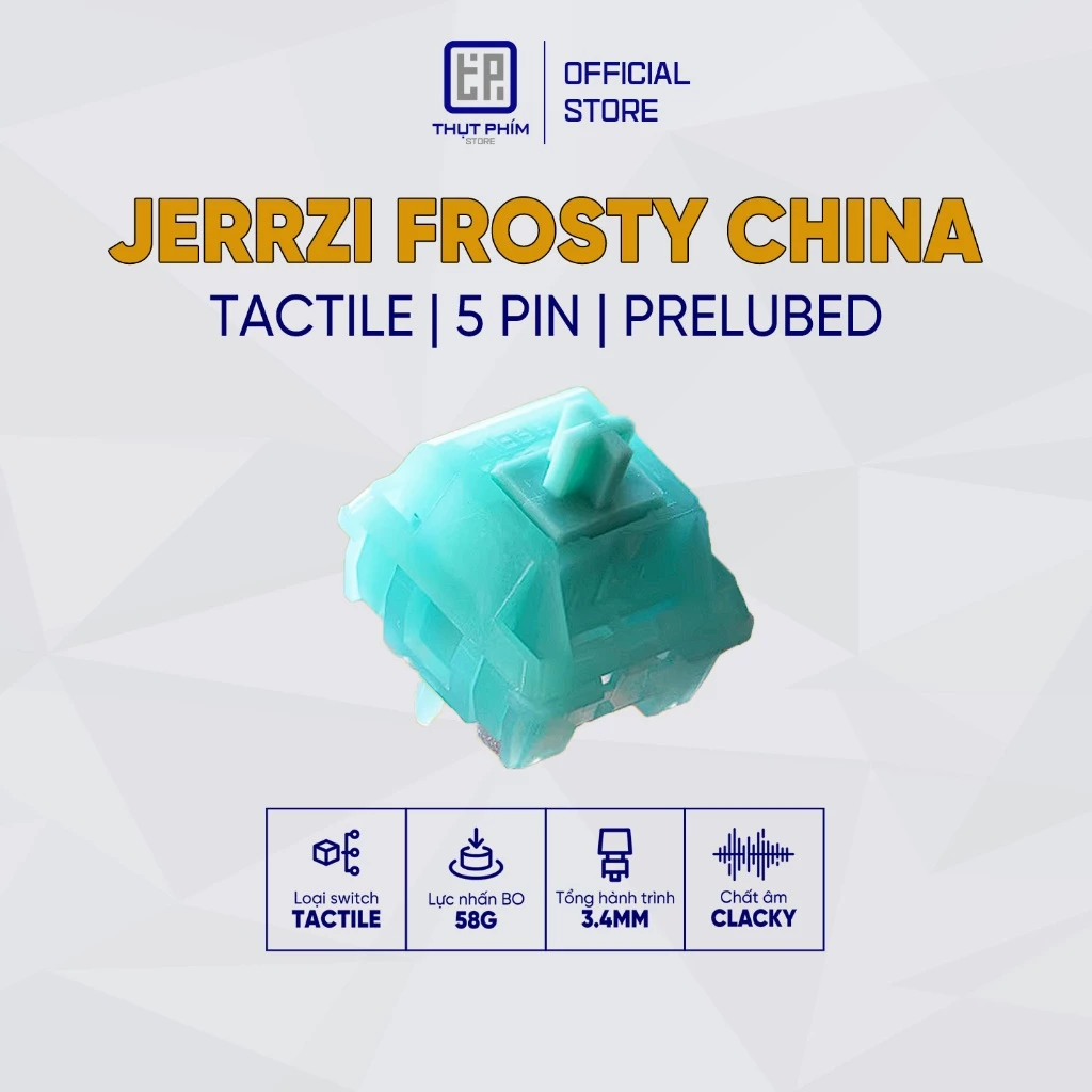 Jerrzi Frosty China Switch 58gr Tactile - Thụt Phím Store