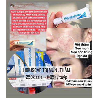 HIRUSCAR POST ACNE GIẢM THÂM MỤN SẸO MỤN