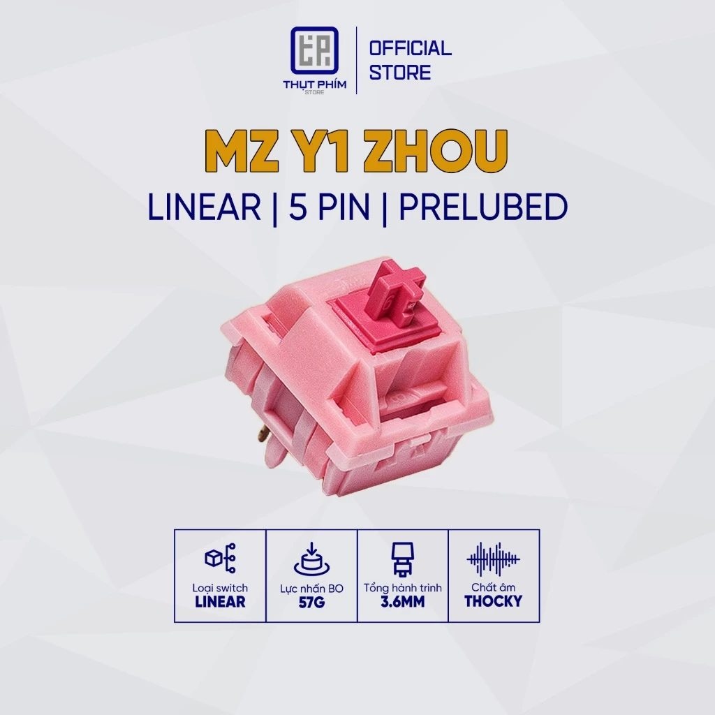 Switch MZ Y1 Linear 57g Công tắc bàn phím cơ