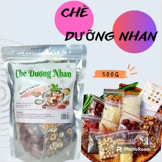 Set Chè Dưỡng Nhan 14 Vị 500gram nguyên liệu loại 1 có đông trùng hạ thảo nấu được 25-30 chén chè