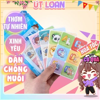 Bộ 36 Miếng Dán Chống Muỗi Hoạt Hình Thơm Mát Tự Nhiên U2526