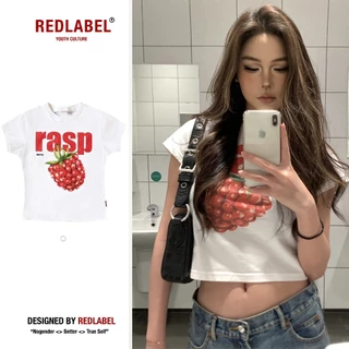 Áo Thun BabyTee REDLABEL In Họa Tiết RASP Chất Liệu Cotton Co Dãn Fit Dáng Siêu Đẹp