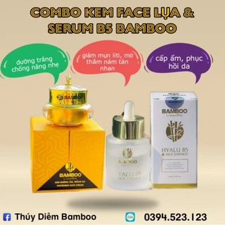 COMBO KEM FACE LỤA VÀ SERUM B5 BAMBOO