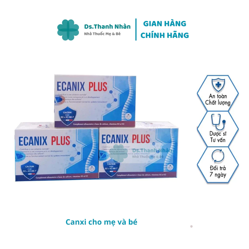 ECANIX PLUS CANXI HƯU CƠ CHO TRẺ VÀ MẸ BẦU