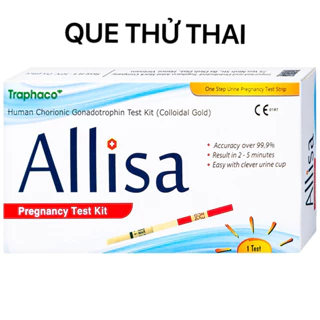 Que Thử Thai Allisa Traphaco - Bản To 4mm Đạt Chuẩn Châu Âu - Nhanh Chóng Chính Xác Mọi Thời Điểm Trong Ngày