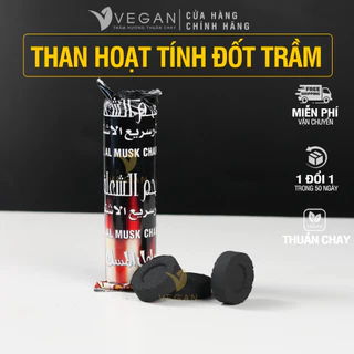 Than hoạt tính xông đốt trầm hương 1 túi 10 viên