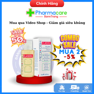 Dầu Rạn Da Hữu Cơ Medicosh Elasoil Chai 75ml - Dưỡng ẩm, Phòng Và Làm Mờ Rạn Da Cho Bà Bầu, Sau Sinh & Tăng Cân Nhanh