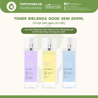 Toner Bielenda Good Skin cấp nước, dưỡng sáng, căng bóng và trẻ hóa da 200ml