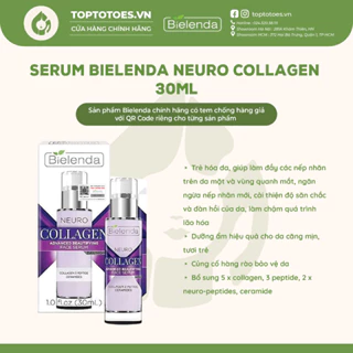 Serum Bielenda Neuro Collagen 30ml cho da săn chắc, đàn hồi, mờ nếp nhăn