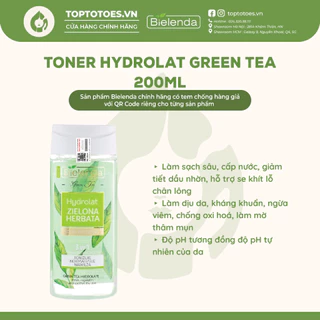 Toner Bielenda Green Tea 200ml làm sạch sâu, kiềm dầu, giảm mụn