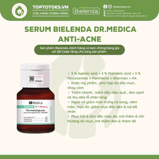 Serum Bielenda Dr Medica Antiacne Dermatological 30ml giảm mụn, ngừa thâm