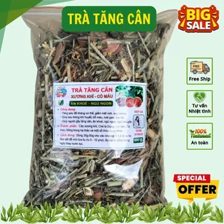 Trà tăng cân Xương khỉ Cỏ Máu 1Kg - Giúp ăn ngon, ngủ ngon và tăng ký an toàn, hiệu quả