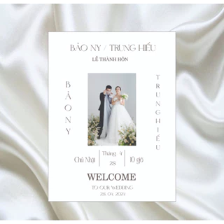 TA 08- BẢNG KÝ TÊN, BẢNG WELCOME, BẢNG CHÀO KHÁCH, BẢNG TÊN CD CR