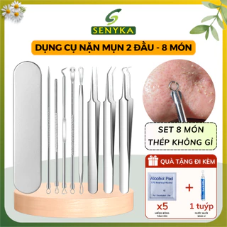 Dụng Cụ Nặn Mụn 2 Đầu Lấy Nhân Mụn Đa Năng Tiện Dụng Chất Liệu Thép Không Gỉ Cao Cấp CN019