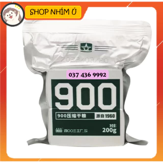 1 phong lương khô 900 nặng 200g/gói có 4 bánh lương khô bên trong