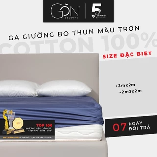 [Nhiều màu] Ga Giường Bo Thun Gòn Bedding Cotton 100% Hàn Quốc 2mx2m-2m2x2m (ĐẶT HÀNG 1-2 NGÀY)