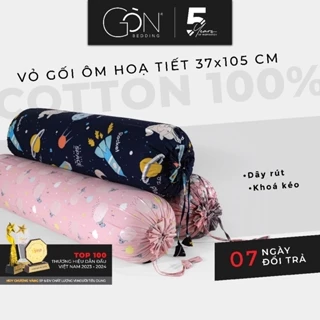 [Nhiều mẫu] Vỏ Gối Ôm Gòn Bedding Cotton 100% Hàn Quốc Họa Tiết Hoạt Hình 37x105 cm