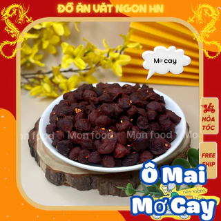 Ô mai mơ cay ô mai đồ ăn vặt ngon hấp dẫn