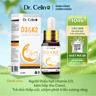 Vitamin D3+K2 Dr. Celine Special Drops Chai 10ml