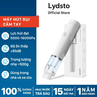 Máy hút bụi cầm tay Lydsto H1, H2 gọn nhẹ, lực hút mạnh vệ sinh nhà cửa xe oto - Bảo hành 12 tháng