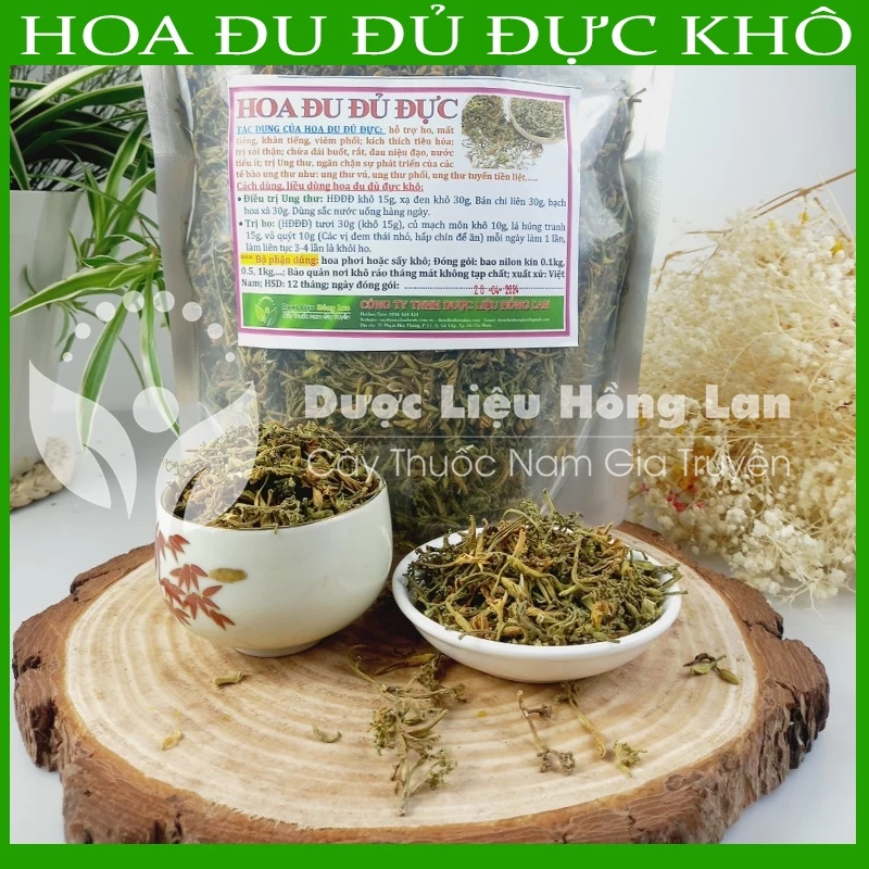 ✅[THƯỢNG HẠNG] Trà thảo dược Hoa Đu Đủ Đực sấy khô loại 1 (hoa hái từ tự nhiên, thơm ngon)