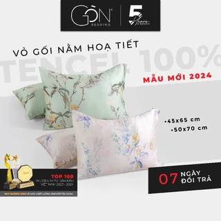 [Nhiều mẫu] 01 Vỏ Gối Nằm Họa Tiết Gòn Bedding Lụa Tencel 60s 50x70 cm