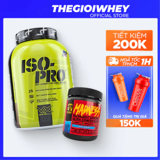 [Combo] Sữa Tăng Cơ Cho Người Tập Gym Whey Protein Hydrolyzed VitaXtrong Iso Pro 2kg3 Bổ Sung Đạm