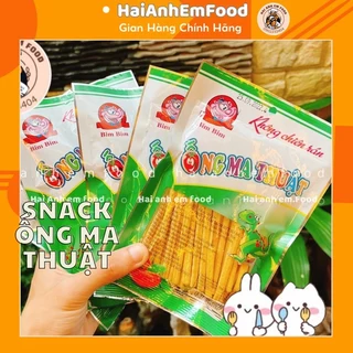 Gói snack ống ma thuật giòn ngon vị tuổi thơ