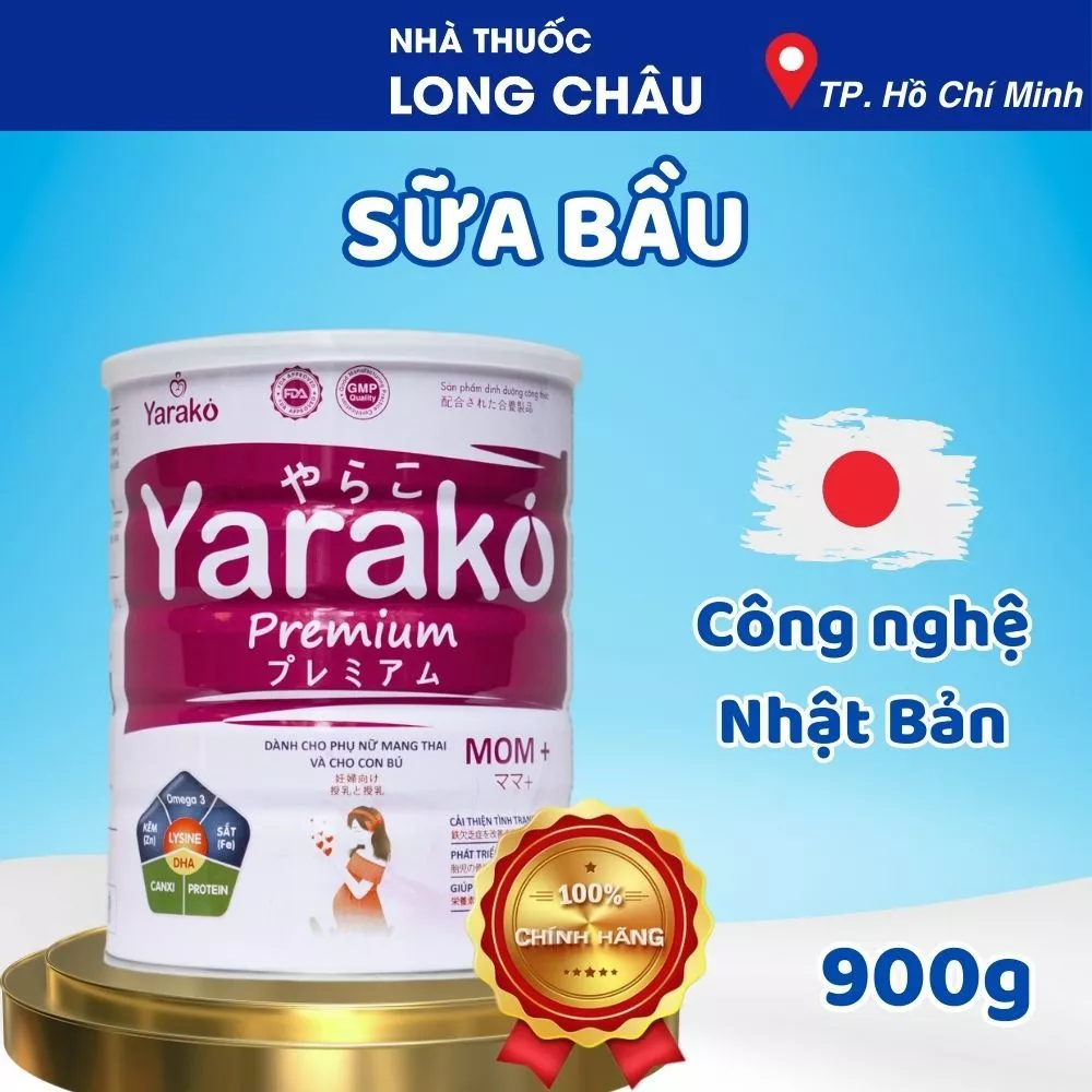 Sữa Bầu Sữa cho bà bầu Sữa cho phụ nữ sau sinh YAROKO PREMIUM MOM+ 400g/900g