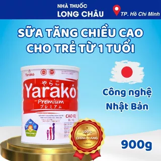 Sữa tăng chiều cao cho bé phát triển trí não cho bé tăng cân cho bé Yarako Premium CaoIQ chính hãng