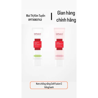 kem chống nắng Hồng/Xanh 50ml