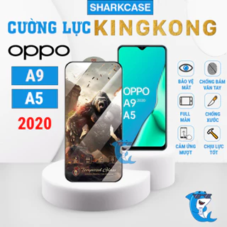 Kính cường lực Oppo A9 / A5 2020 KingKong full màn chống bám vân tay bảo vệ màn hình điện thoại