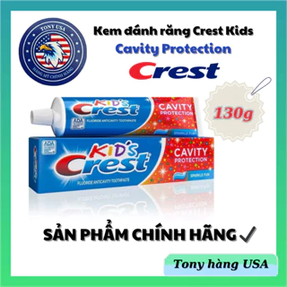 [Hàng Chuẩn Mỹ] Kem Đánh Răng Crest Kids Cavity Protection 130g