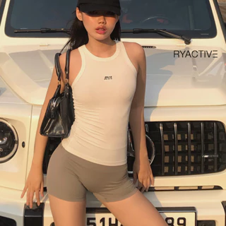 Áo thun ba lỗ RYACTIVE - RYA VEST TOP Màu trắng